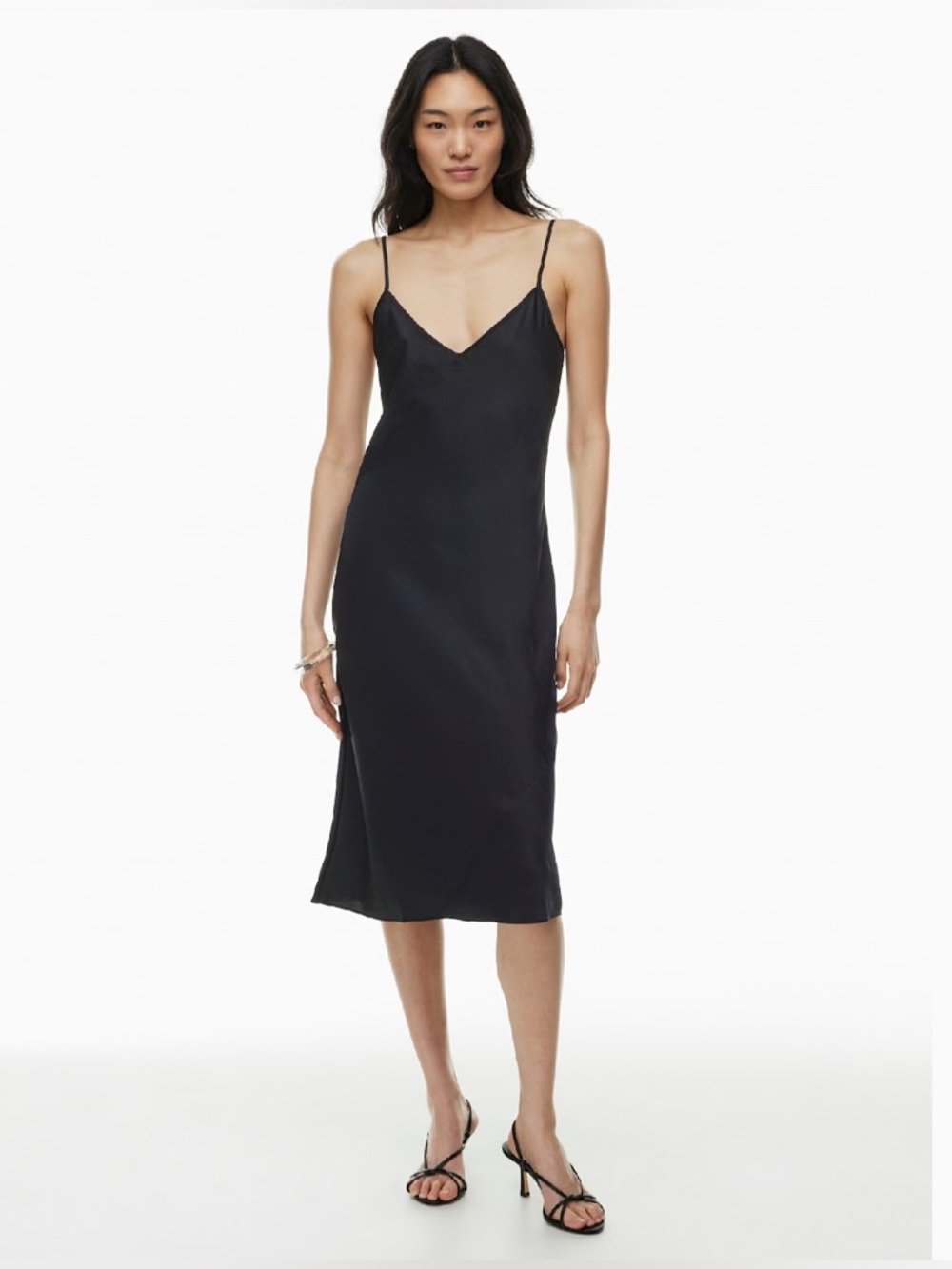 Aritzia Wilfred Only Satin Slip Dress